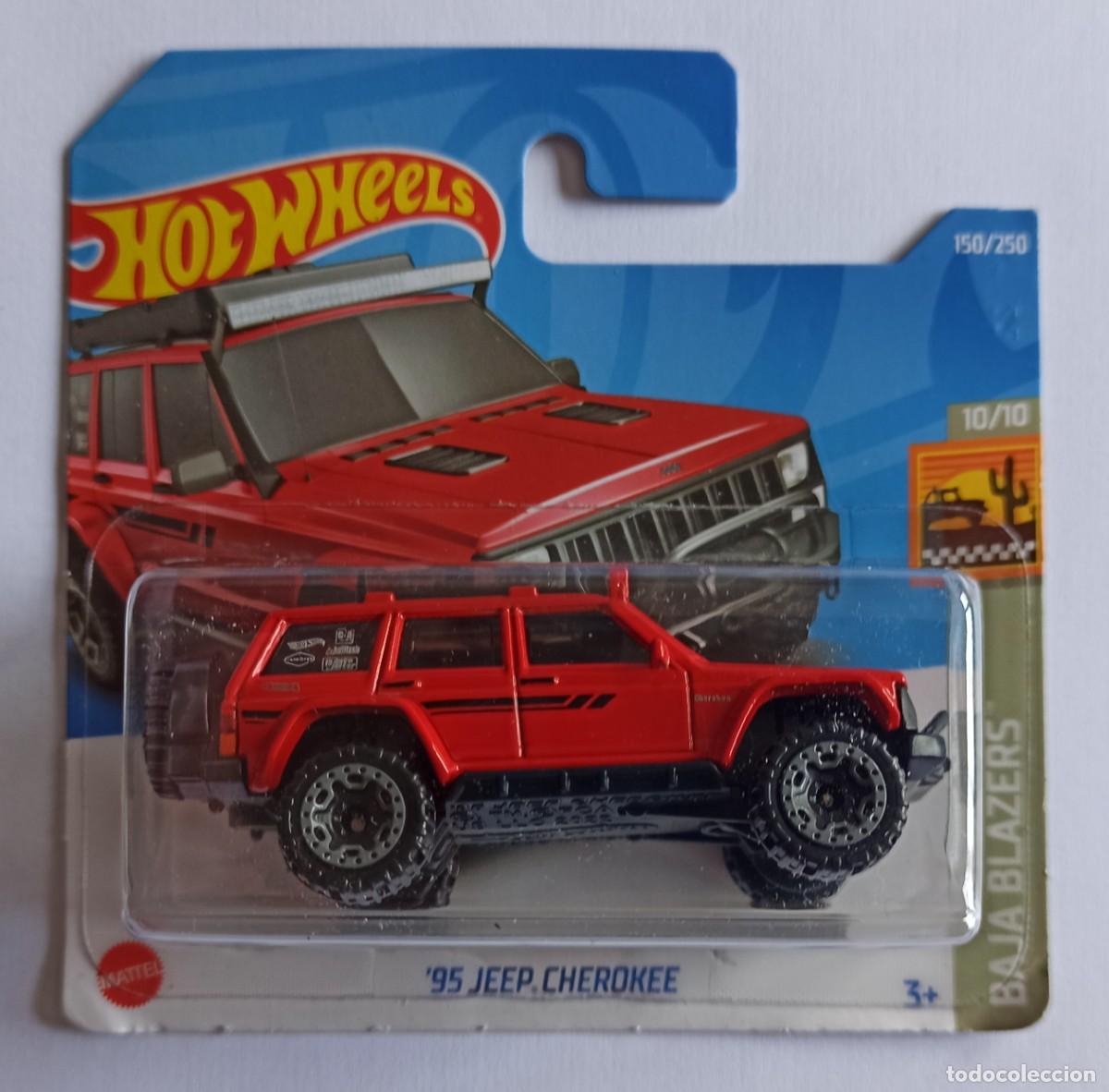 Carros em escala Hot Wheels: HOT WHEELS '95 JEEP CHEROKEE. BAJA BLAZERS 10/10 (1)