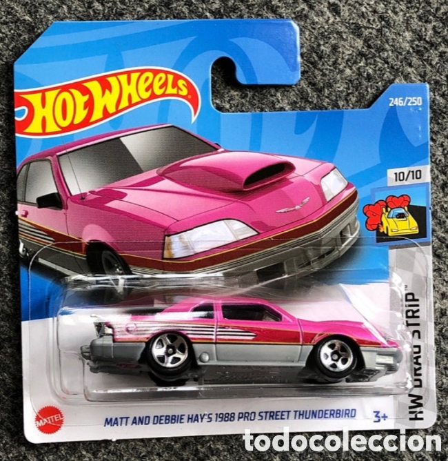 Model cars Hot Wheels: HOT WHEELS 2022 MATT AND DEBBIE HAYS 1988 PRO STREET THUNDERBIRD. HW DRAG STRIP 2022.