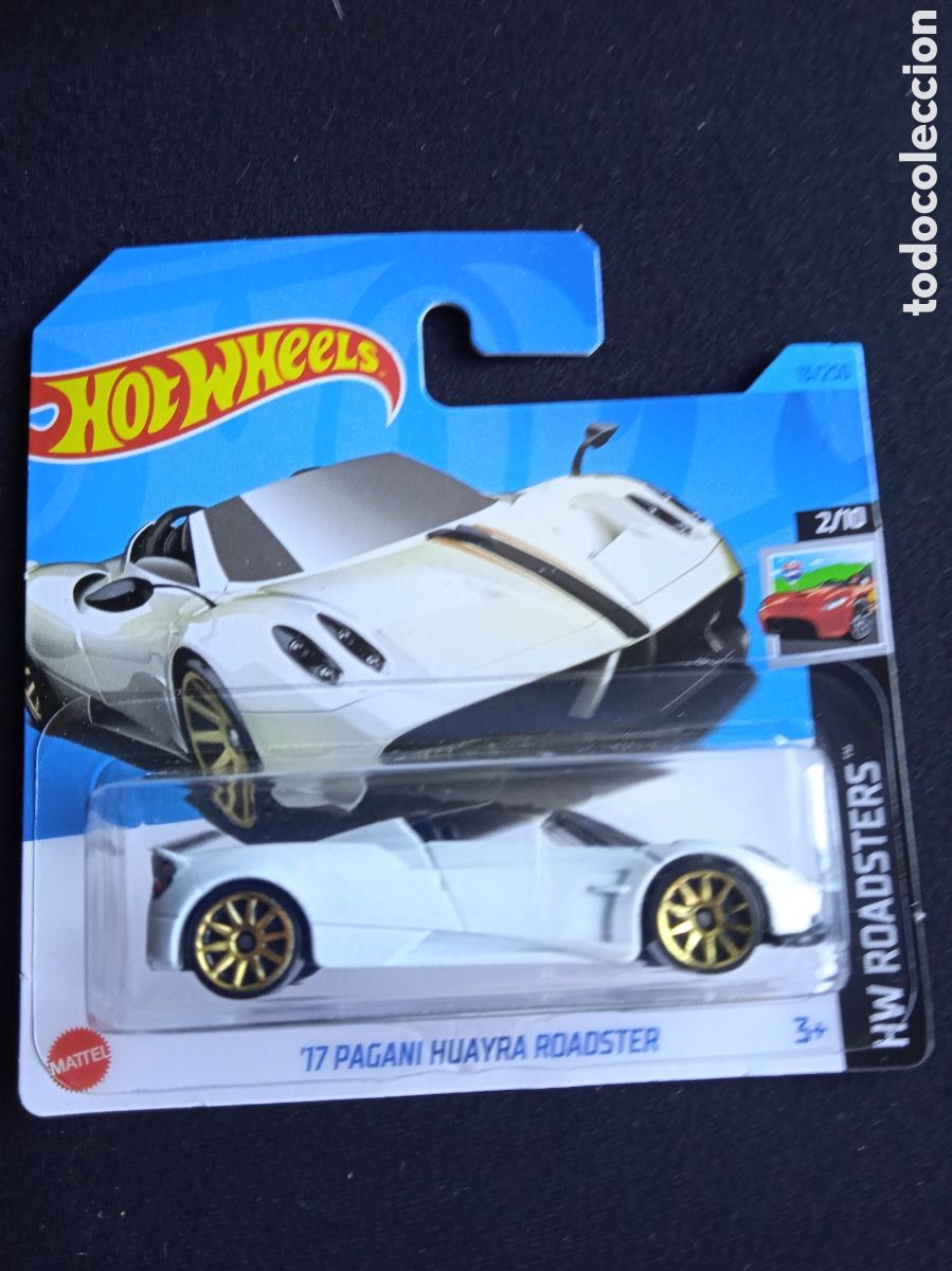 Model cars Hot Wheels: HOT WHEELS 2022-2023 '17 PAGANI HUAYRA ROADSTER (3). HOTWHEELS 1/64 HW ROADSTERS 2023.