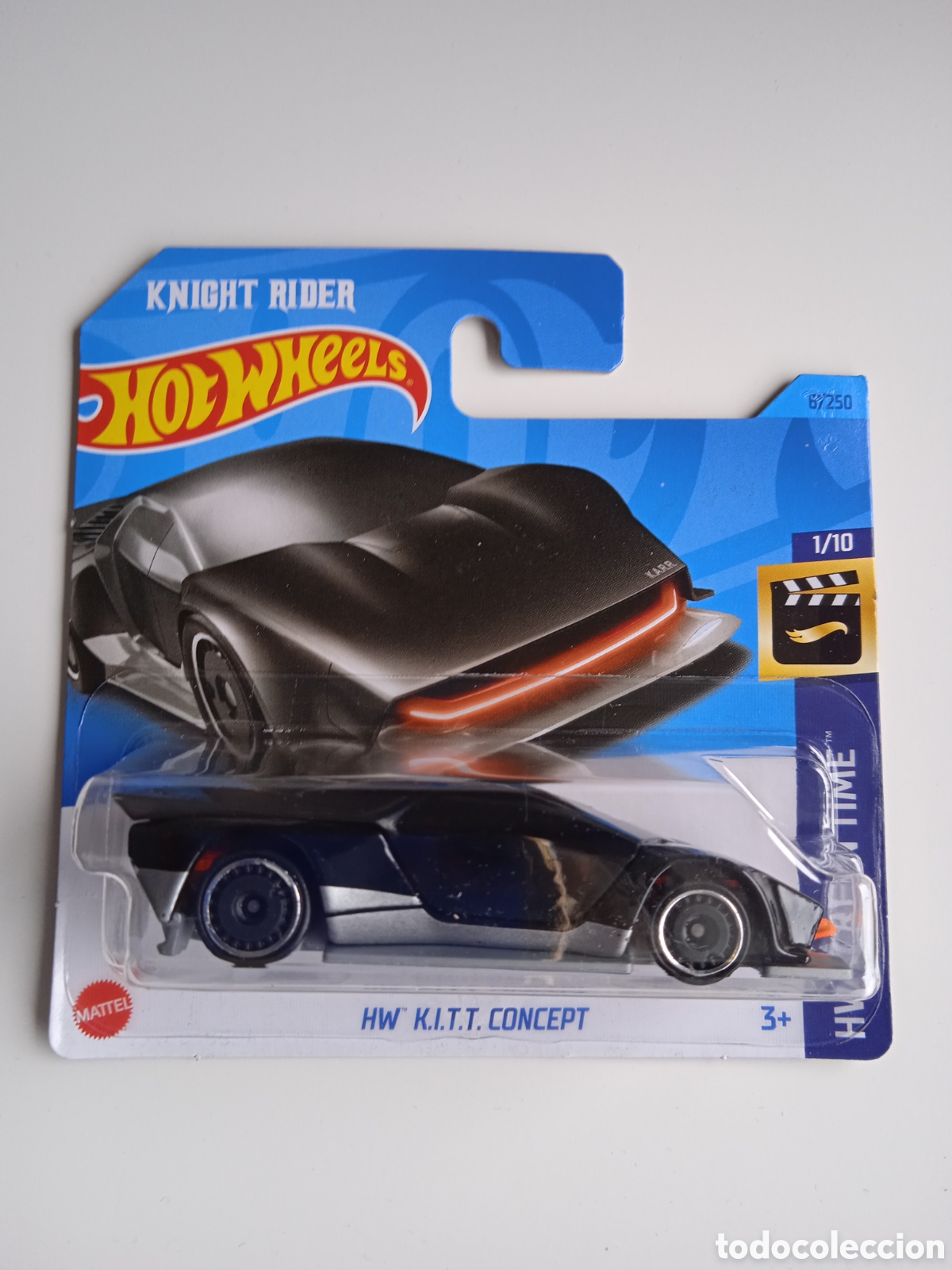 Voitures miniatures Hot Wheels: HOT WHEELS HW K.I.T.T. CONCEPT SUELO GRIS.