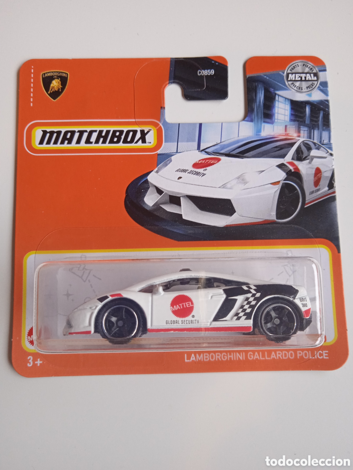 Voitures miniatures Hot Wheels: MATCHBOX LAMBORGHINI GALLARDO POLICE. HOT WHEELS 1/64 MATCHBOX SERIES 2022.