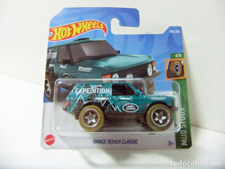 Modellautos Hot Wheels: RANGE ROVER CLASSIC - HOT WHEELS MATTEL MUD STUDS 4/5 2022 - COCHE 1:64 EXPEDITION OFF-ROAD TOY CAR