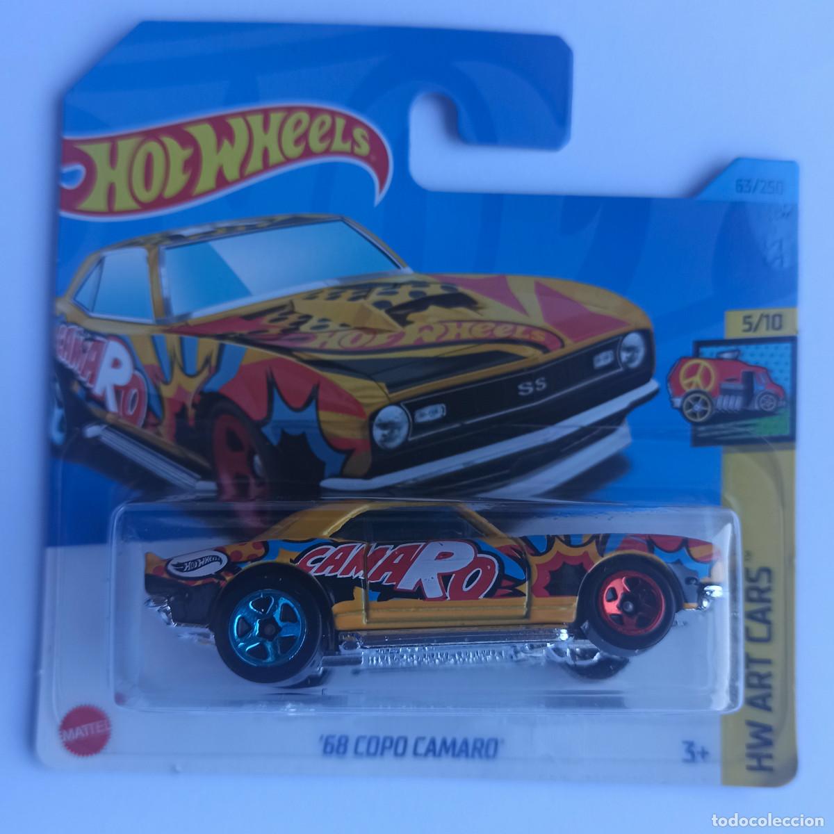 Model cars Hot Wheels: HOT WHEELS &acute;68 COPO CAMARO. HW ART CARS 5/10