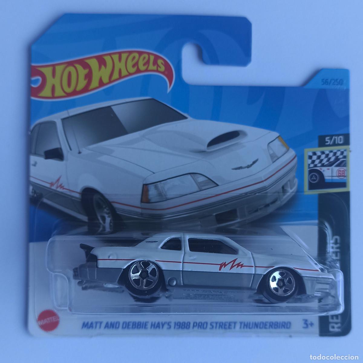 Model cars Hot Wheels: HOT WHEELS MATT AND DEBBIE HAY&acute;S 1988 PRO STREET THUNDERBIRD. RETRO RACERS 5/10