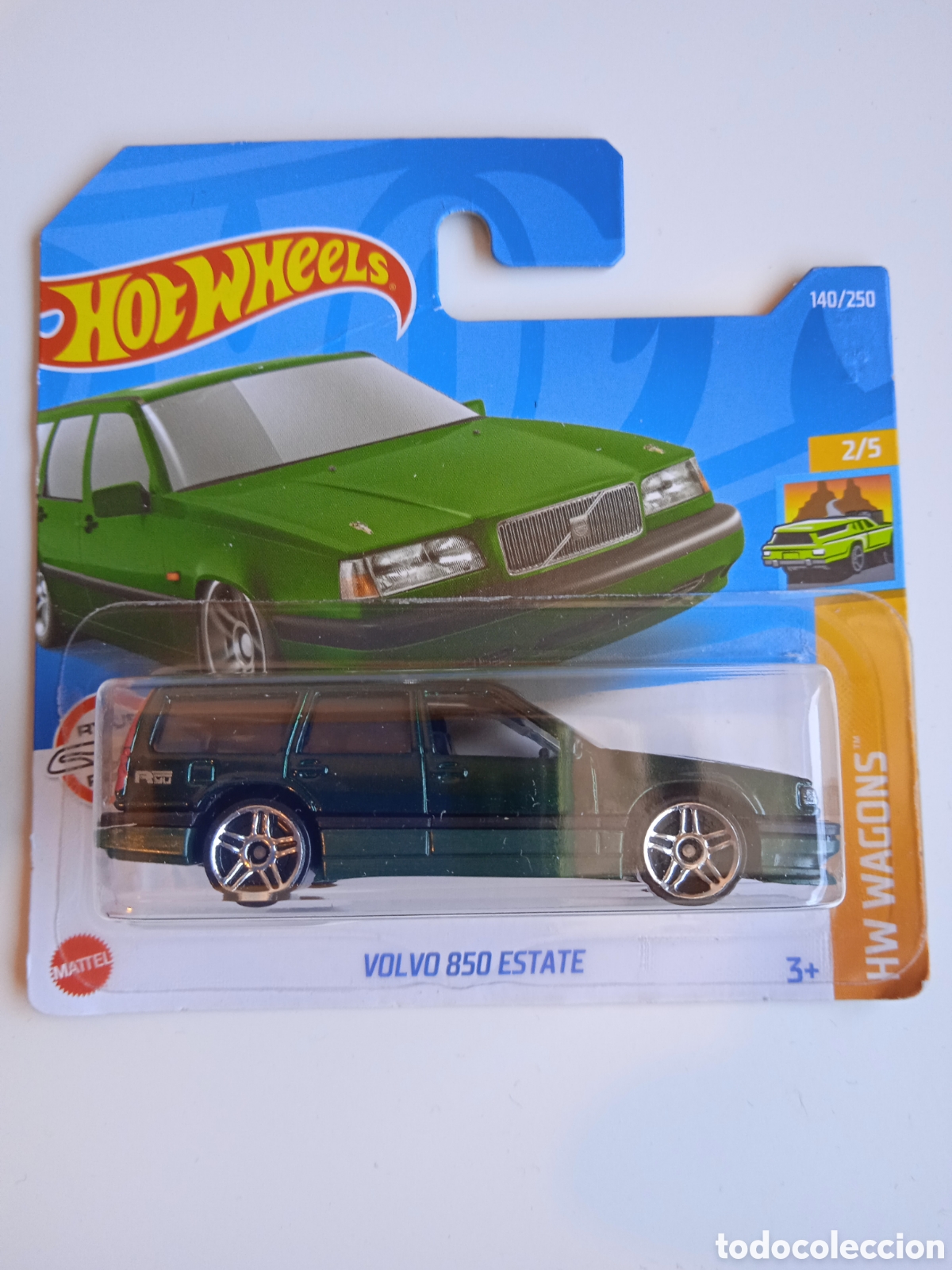 Modellautos Hot Wheels: HOT WHEELS VOLVO 850 STATE VERDE. HOTWHEELS 1/64 HW WAGONS 2022.