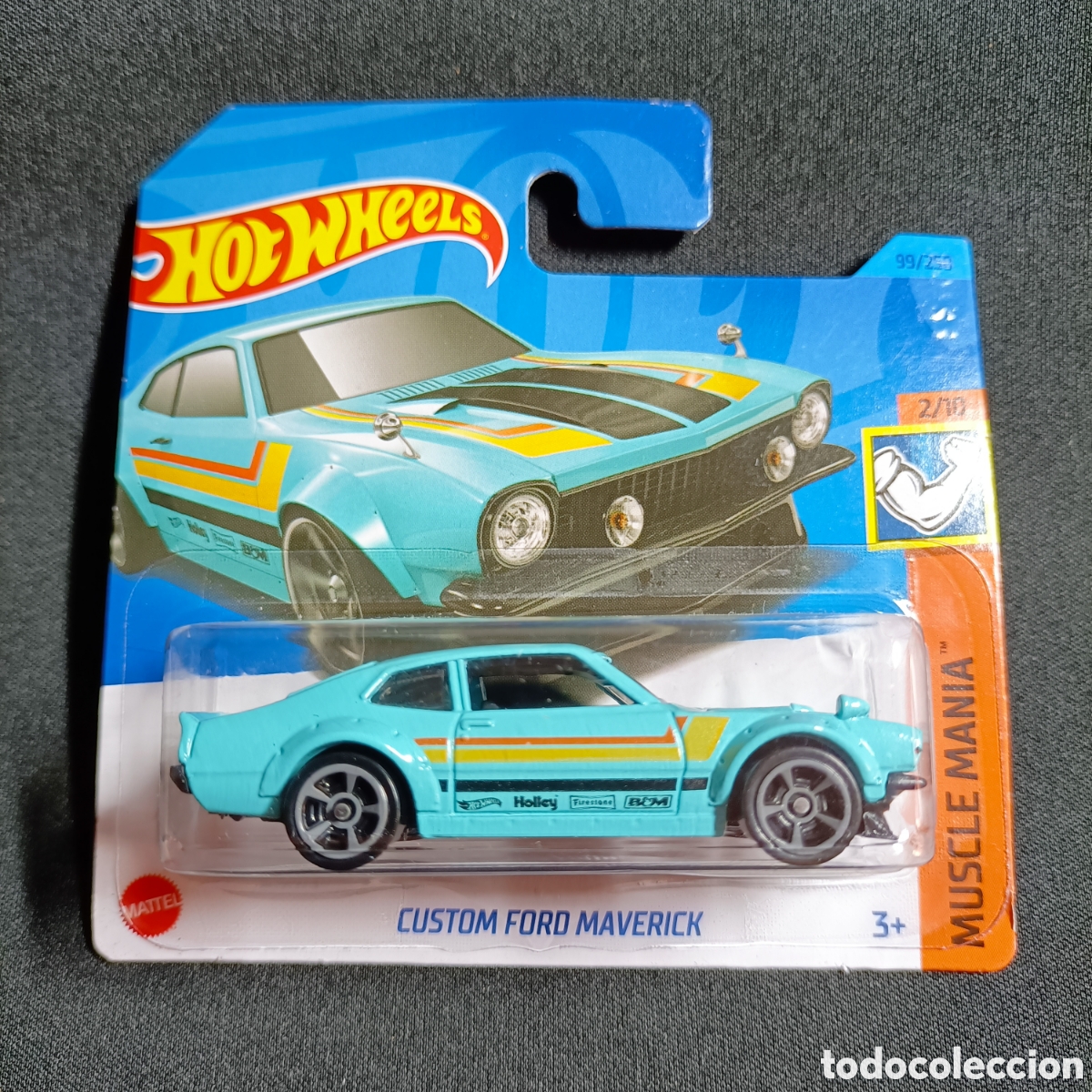 Auto in scala Hot Wheels: (ETB) HOT WHEELS: CUSTOM FORD MAVERICK. MUSCLE MANIA 2/10. 99/250