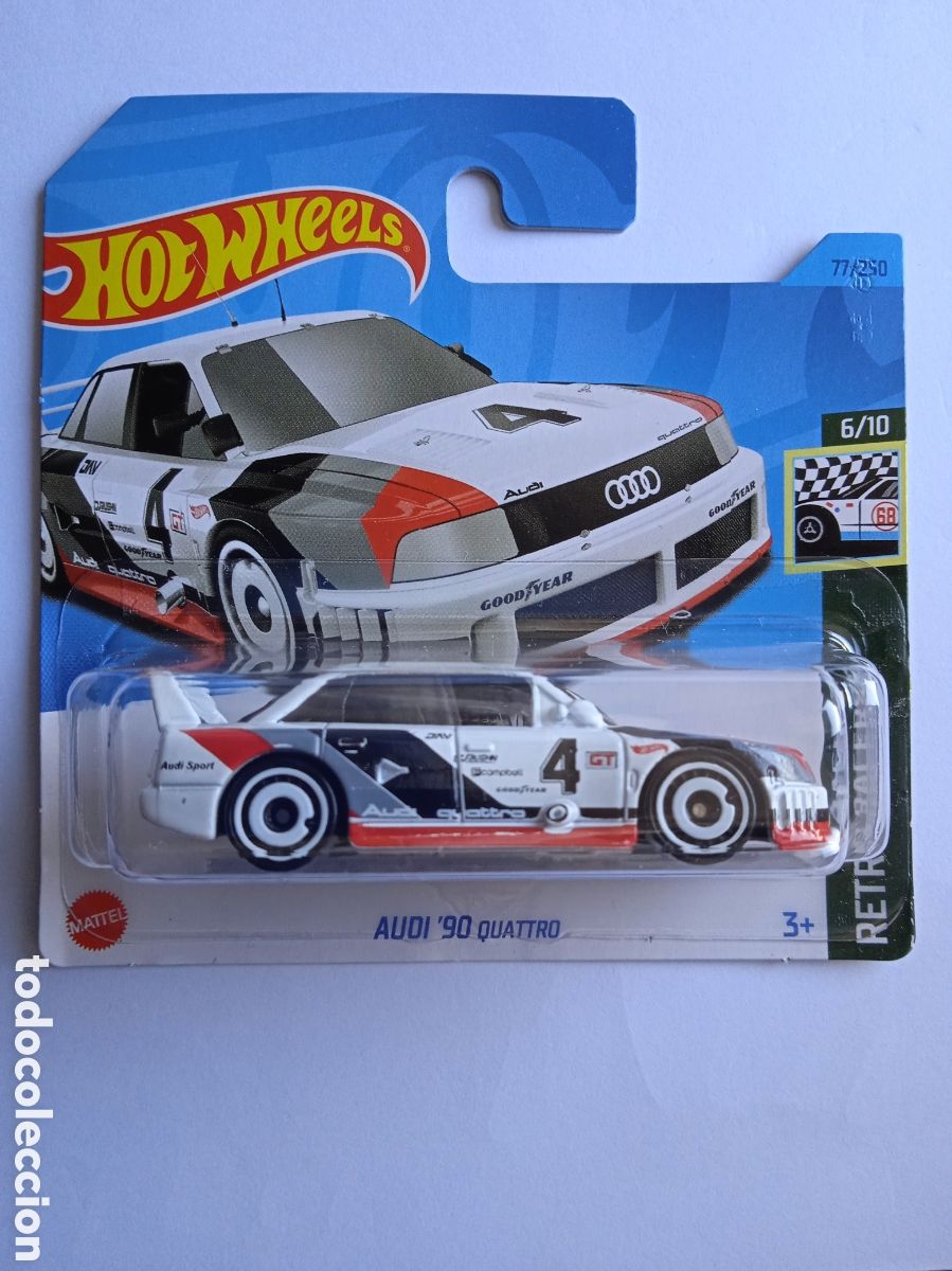 Carros em escala Hot Wheels: HOT WHEELS AUDI 90 QUATTRO (2). HOTWHEELS 1/64 RETRO RACERS 2023.