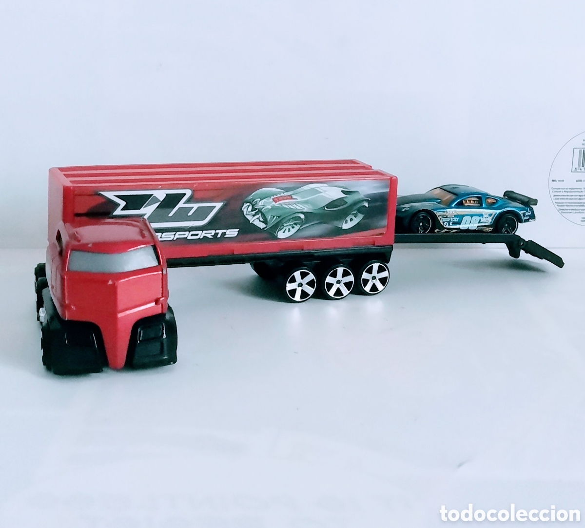 Coches a escala Hot Wheels: CAMION TRAILER Y CIRCLE TRACKER/ HOT WHEELS / - Foto 1