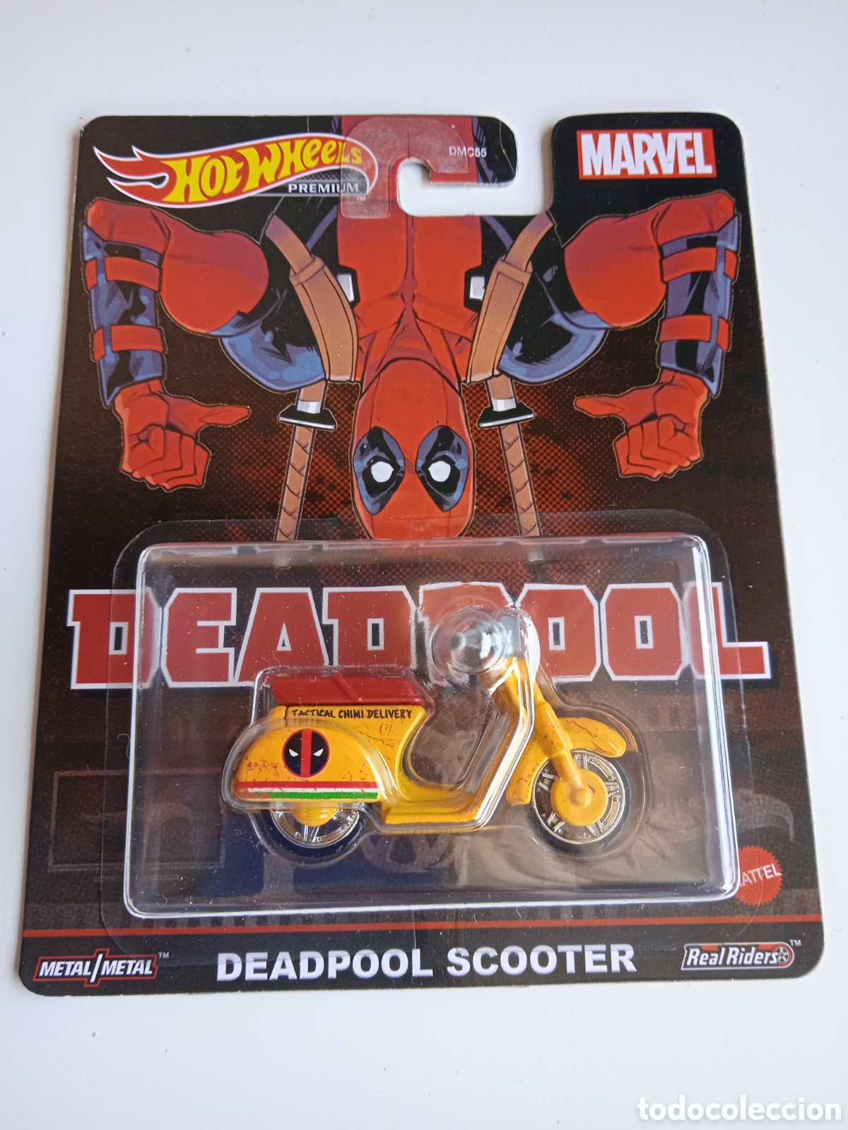 Coches a escala Hot Wheels: HOT WHEELS PREMIUM DEADPOOL SCOOTER.