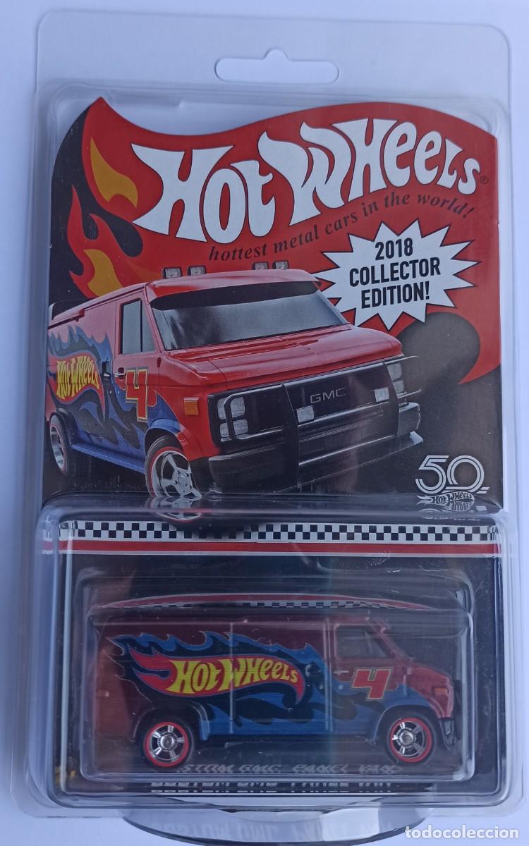 Model cars Hot Wheels: HOT WHEELS CUSTOM GMC PANEL VAN. 2018 COLLECTOR EDITION.