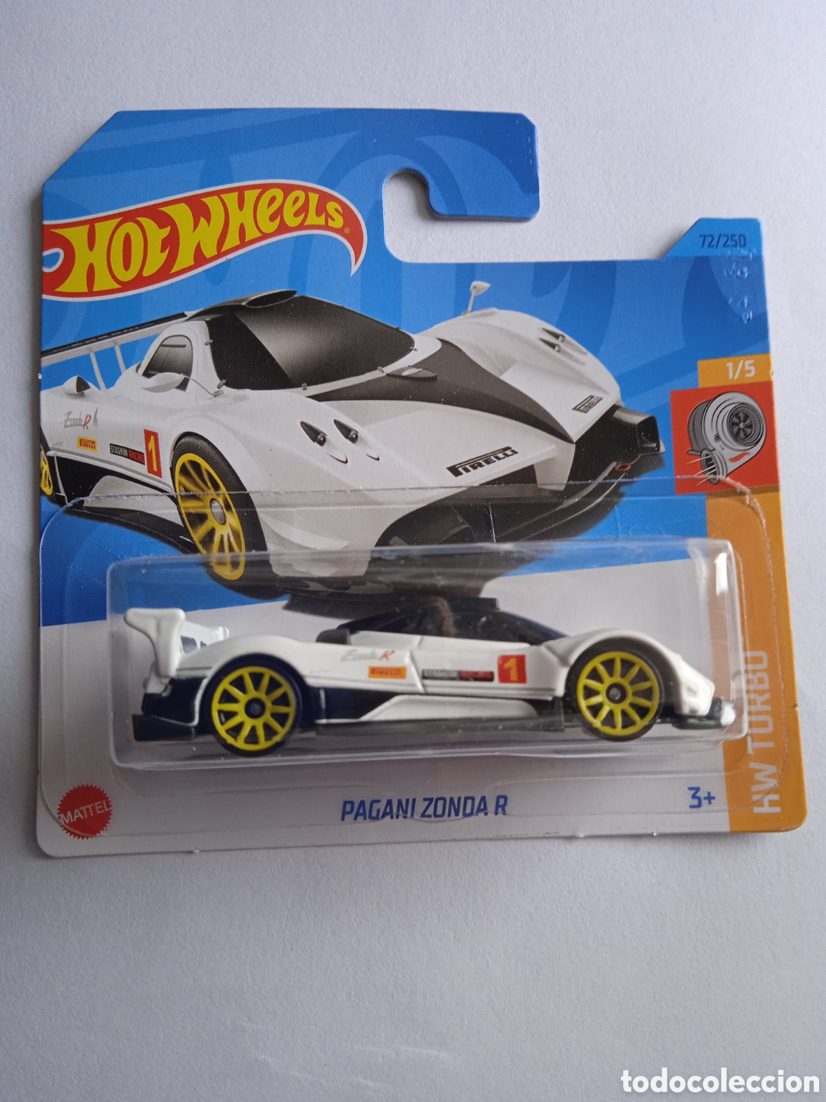 Carros em escala Hot Wheels: HOT WHEELS PAGANI ZONDA R BLANCO.