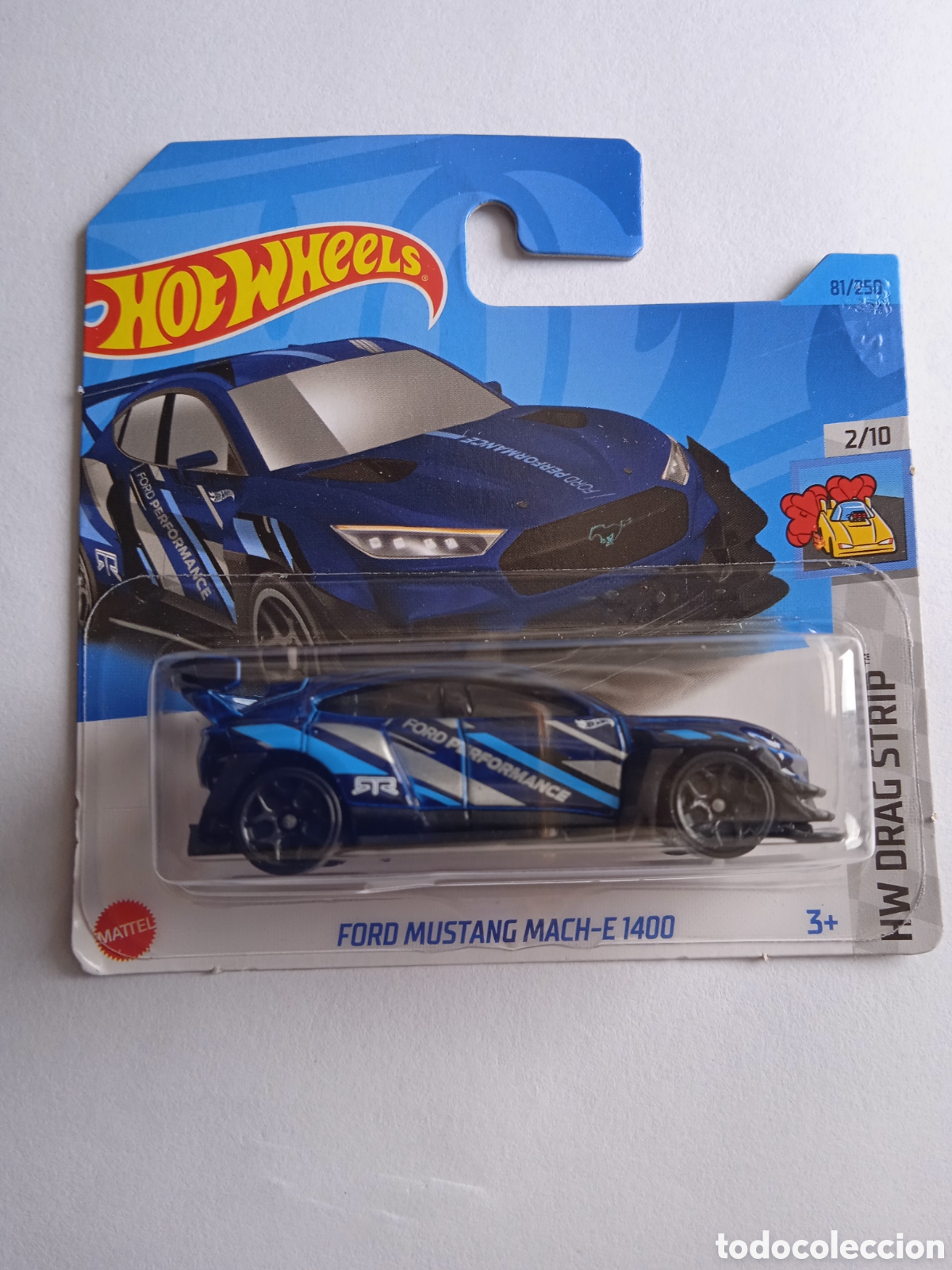 Carros em escala Hot Wheels: HOT WHEELS FORD MUSTANG MACH E-1400 AZUL.