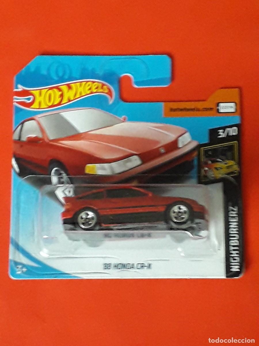 Modellautos Hot Wheels: HOT WHEELS 2019 49/250 - &acute;88 HONDA CR-X CRX - NIGHTBURNERZ 3/10 - NUEVO EN BLISTER - ESCALA 1:64