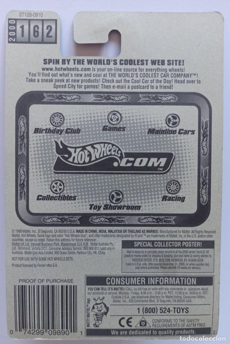 Coches a escala Hot Wheels: HOT WHEELS FERRARI 355 CHALLENGE. 2000. - Foto 4