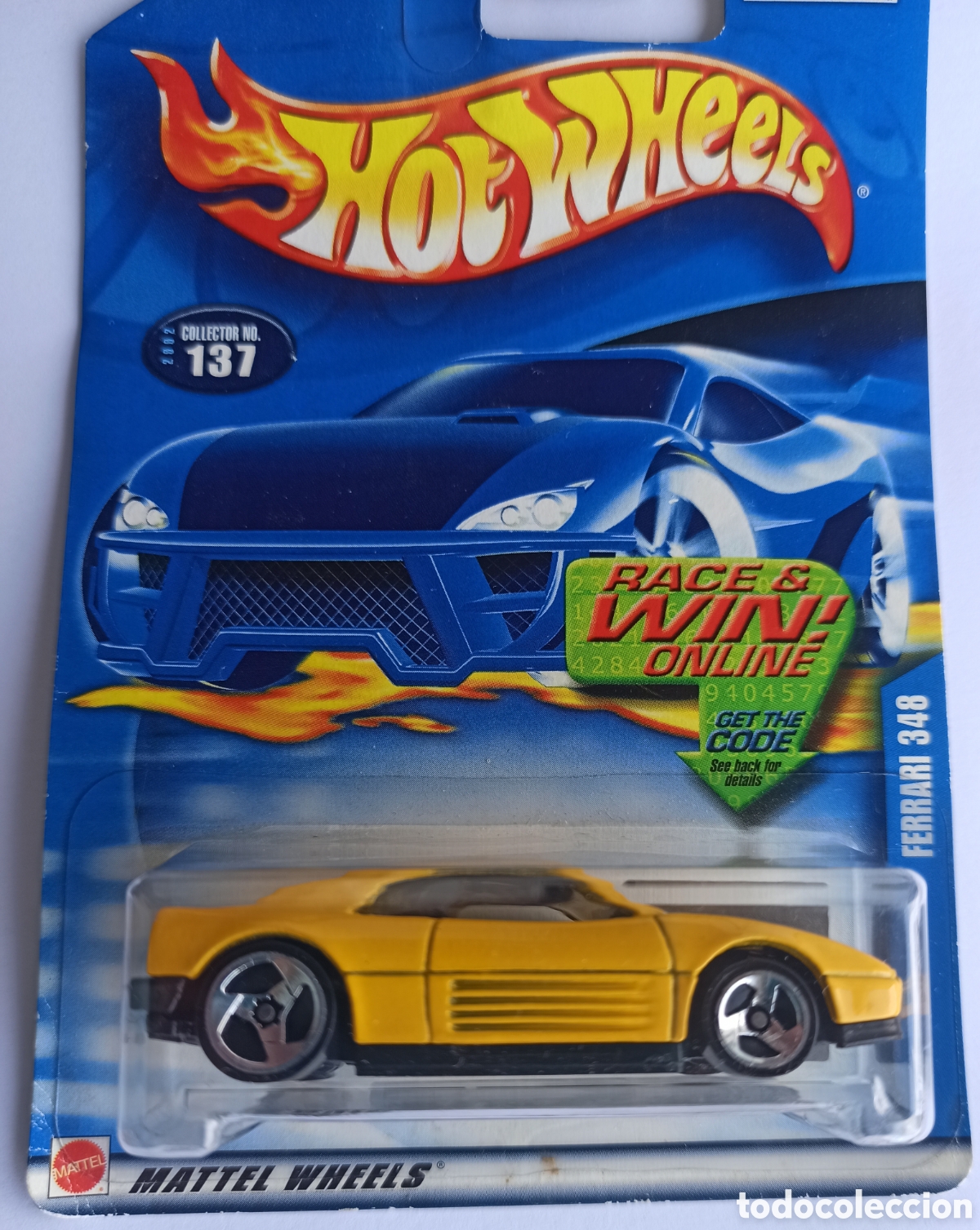 Coches a escala Hot Wheels: HOT WHEELS FERRARI 348. 2002. - Foto 1