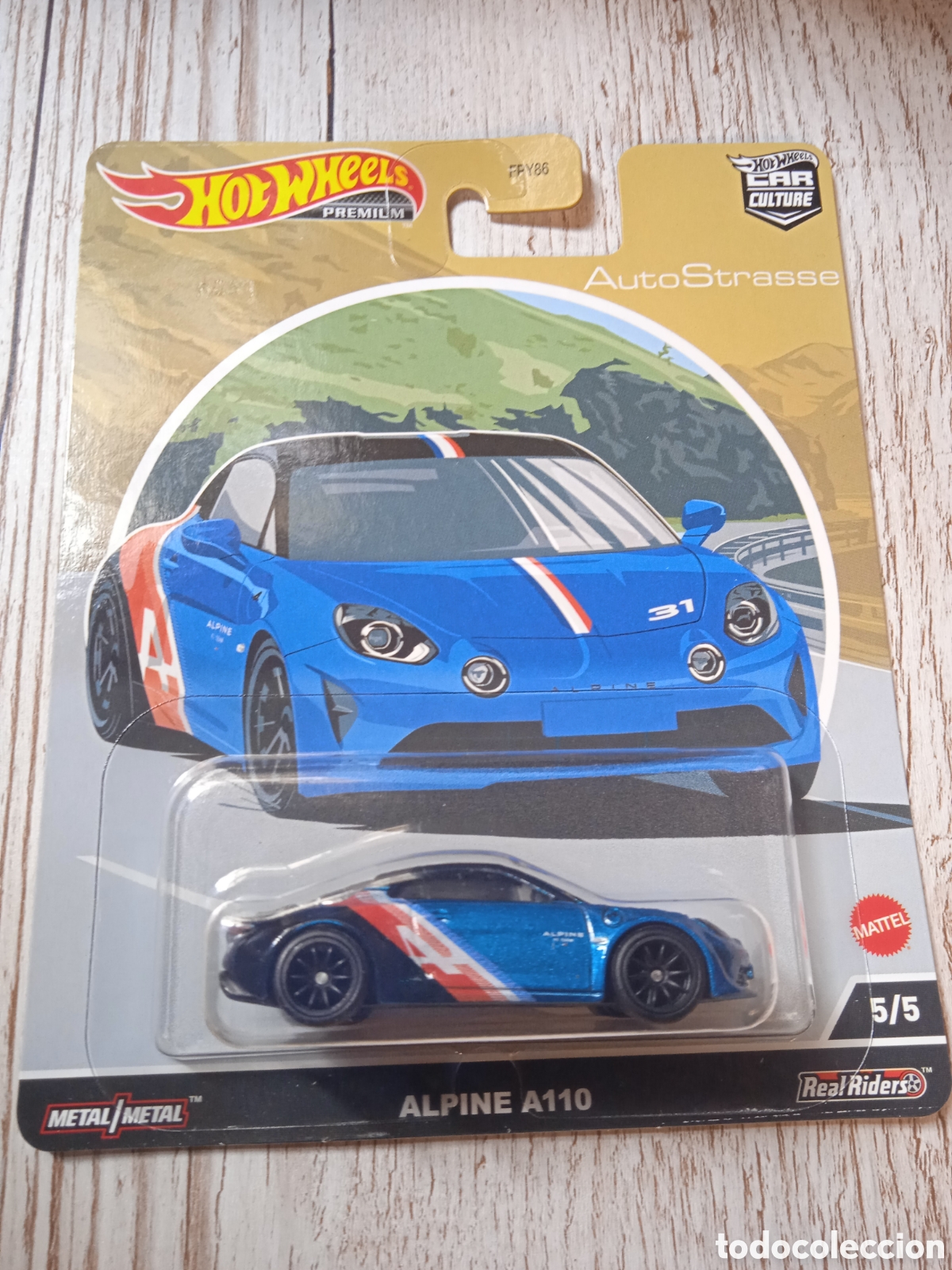 Carros em escala Hot Wheels: HOT WHEELS ALPINE A110 PREMIUM. COCHE COLECCION 1/64 AUTO STRASSE 2023.