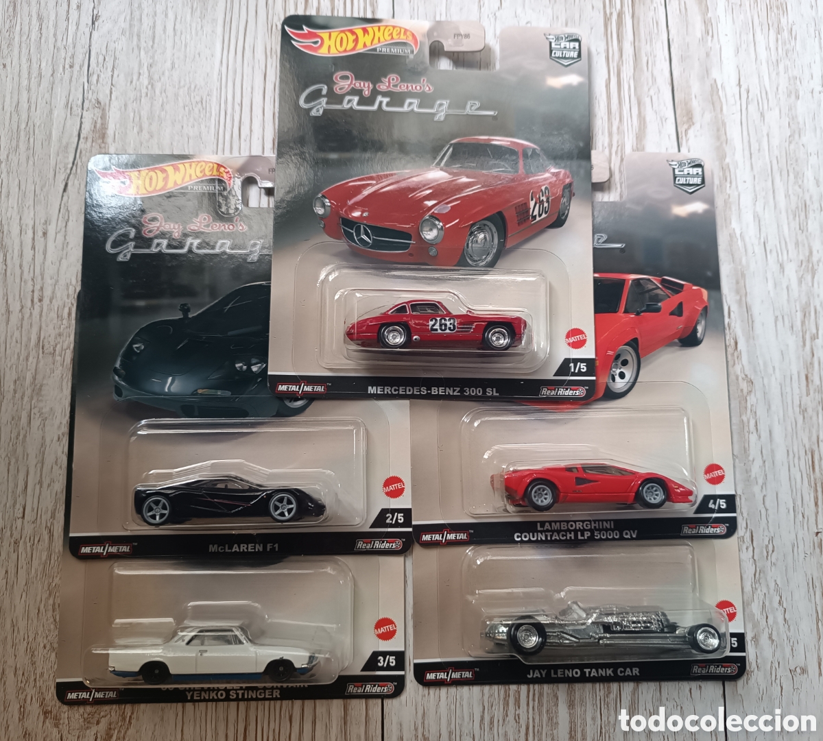 Voitures miniatures Hot Wheels: HOT WHEELS PREMIUM JAY LENO'S GARAGE SERIE COMPLETA. COCHE COLECCION 1/64 PREMIUM 2022.