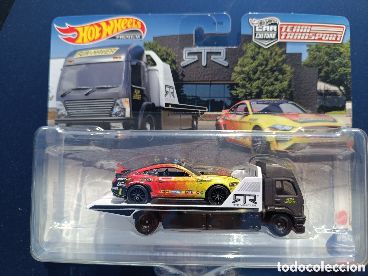Modellautos Hot Wheels: HOT WHEELS TEAM TRANSPORT '23 FORD MUSTANG RTR SPEC 5 (2). PREMIUM COLECCION 1/64 TEAM TRANSPORT#50.