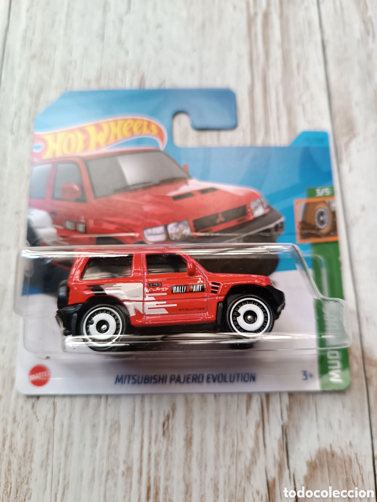Modellautos Hot Wheels: HOT WHEELS MITSUBISHI PAJERO EVOLUTION. COCHE COLELCCION 1/64 MUD STUDS 2023.