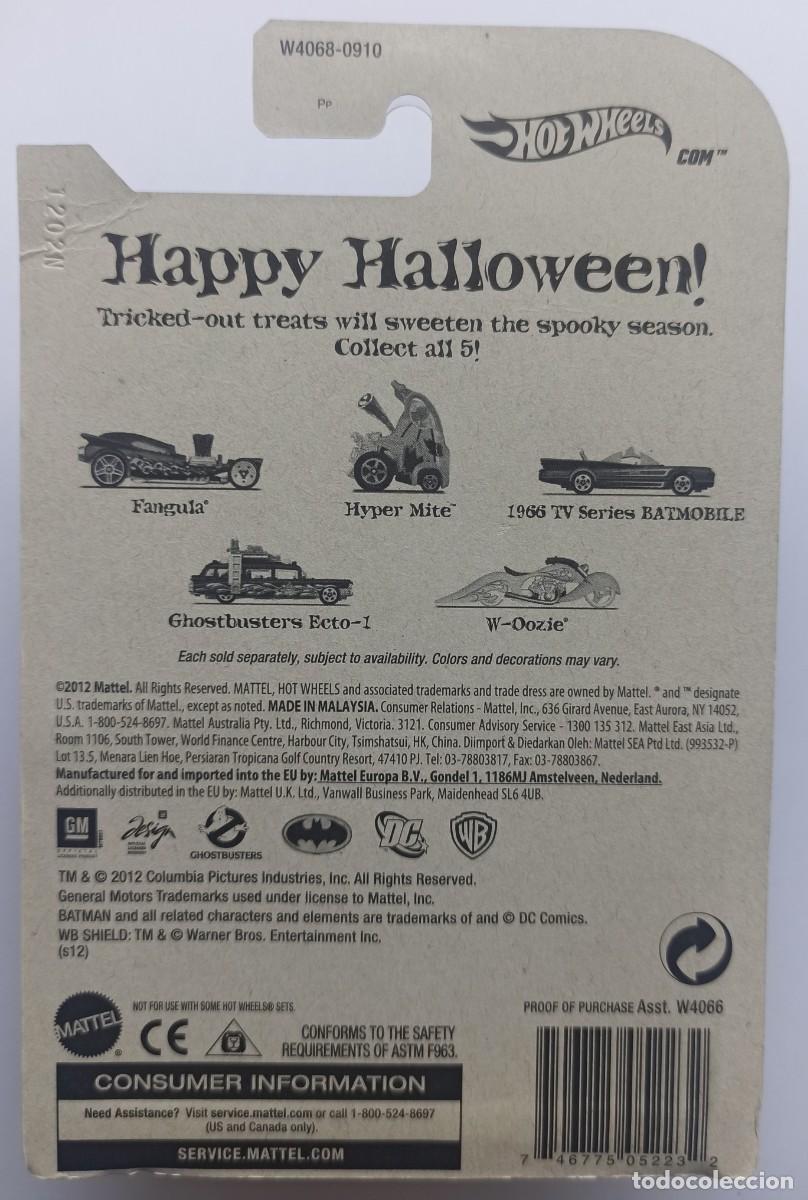 Coches a escala Hot Wheels: HOT WHEELS HYPER MITE. HALLOWEEN. - Foto 3