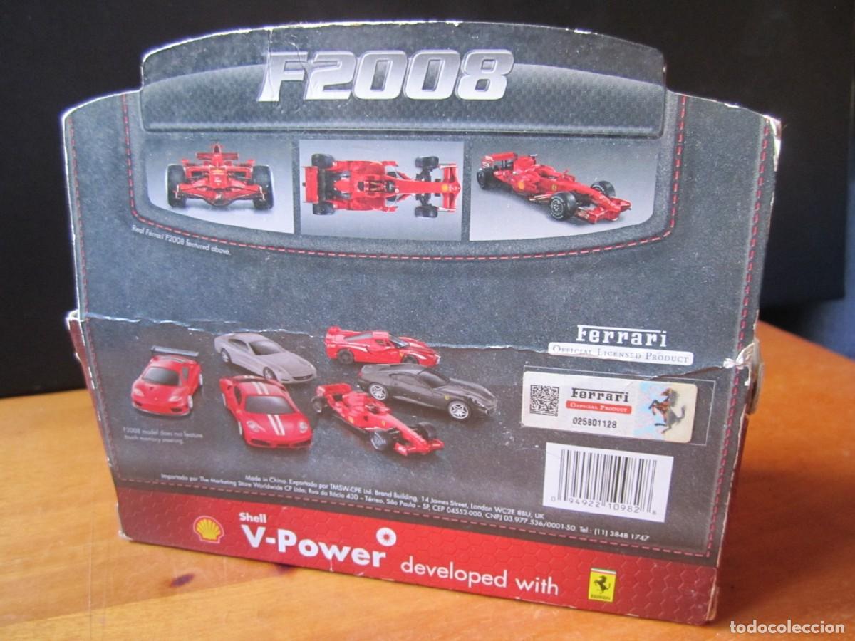 Coches a escala Hot Wheels: Ferrari F2008 Shell V-Power Hot Wheels (Pullback) - Foto 14