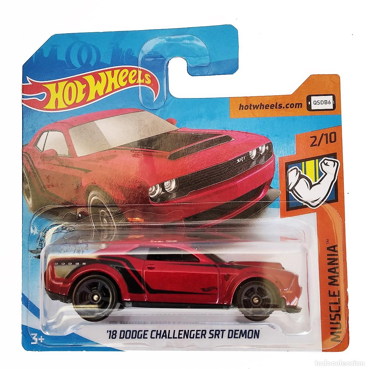 Voitures miniatures Hot Wheels: 18 Dodge Challenger SRT Demon Garnet MUSCLE MANIA 2019-Hot Wheels