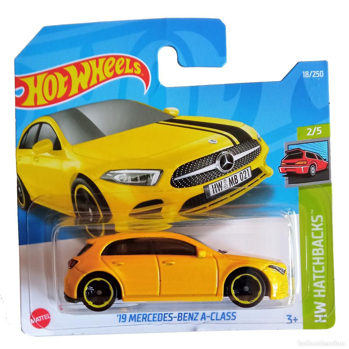 Modellautos Hot Wheels: 19 Mercedes-Benz A-Class Yellow HW HARCHBACKS 2022-Hot Wheels