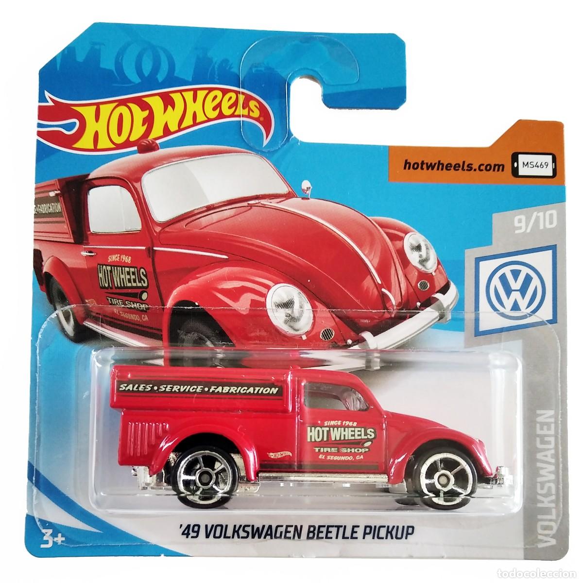 Coches a escala Hot Wheels: 49 Volkswagen Beetle Pickup Red VOLKSWAGEN 2019-Hot Wheels