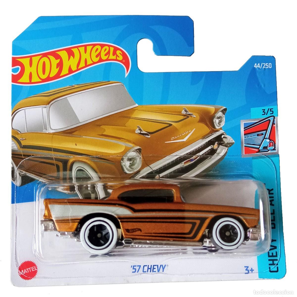 Model cars Hot Wheels: 57 Chevy Gold CHEVY BEL AIR 2022-Hot Wheels
