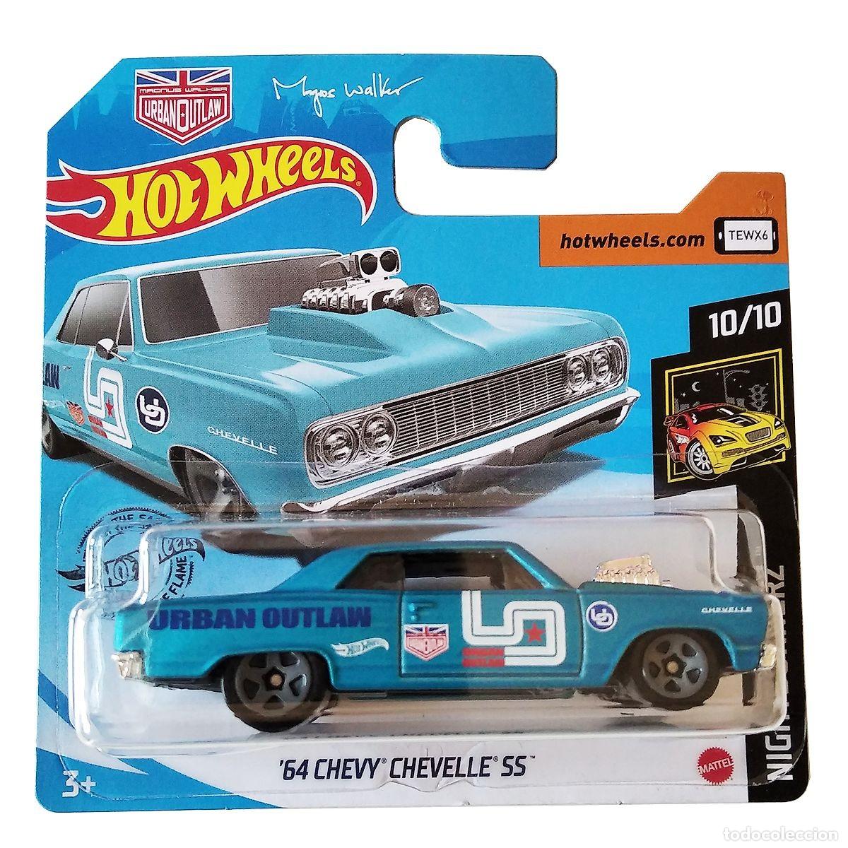 Model cars Hot Wheels: 64 Chevy Chevelle SS Blue NIGHTBURNERZ 2020-Hot Wheels