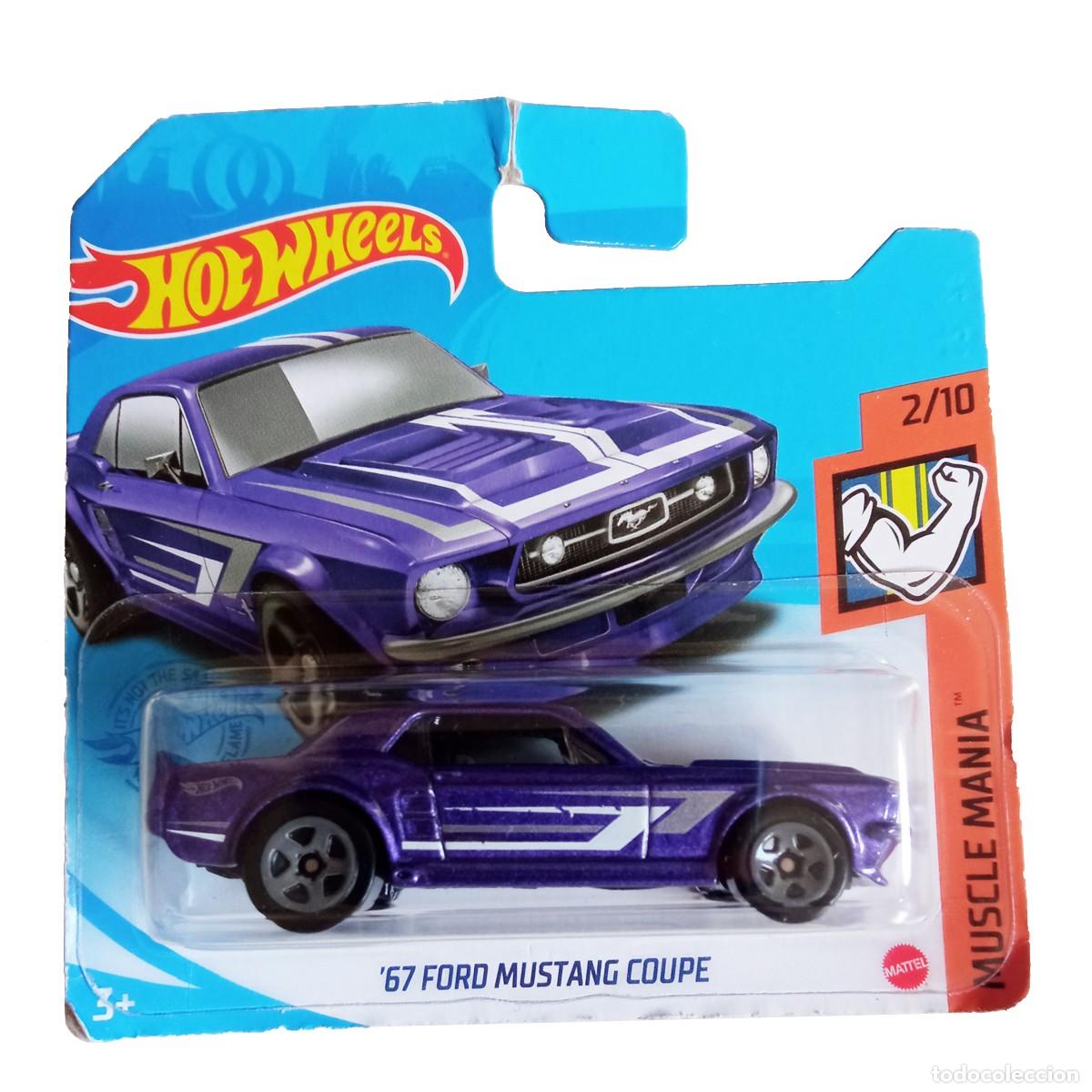 Model cars Hot Wheels: 67 Ford Mustang Coup&eacute; Violet MUSCLE MANIA 2021-Hot Wheels
