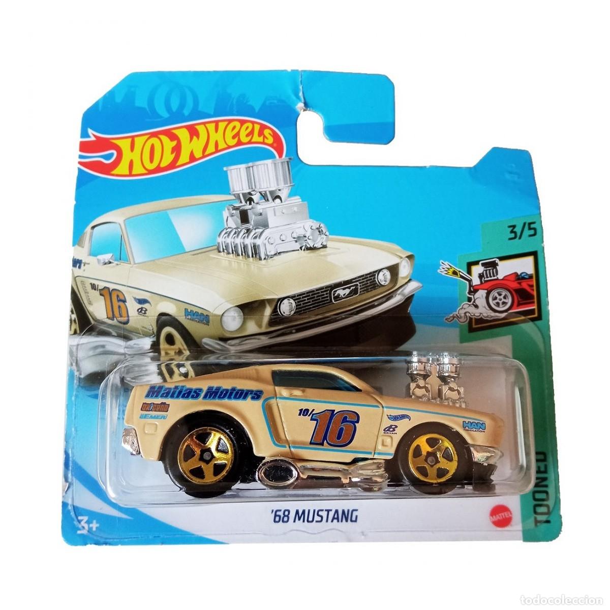 Model cars Hot Wheels: 68 Mustang Beige TOONED 2021-Hot Wheels