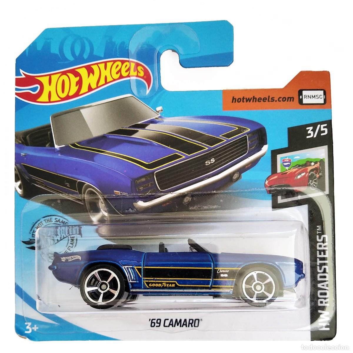 Model cars Hot Wheels: 69 Camaro Cabrio Blue HW ROADSTERS 2020-Hot Wheels