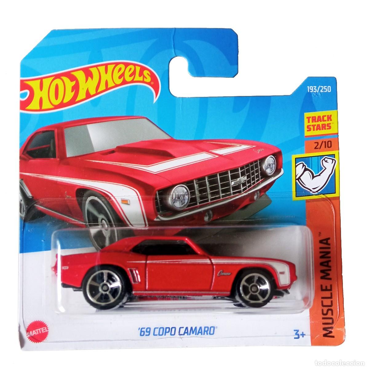 Model cars Hot Wheels: 69 Copo Camaro Red MUSCLE MANIA 2022-Hot Wheels