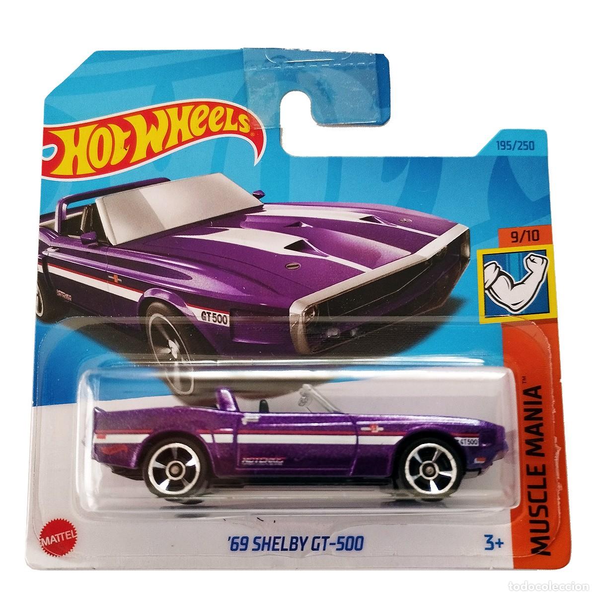 Coches a escala Hot Wheels: 69 Shelby GT-500 Purple MUSCLE MANIA 2023-Hot Wheels