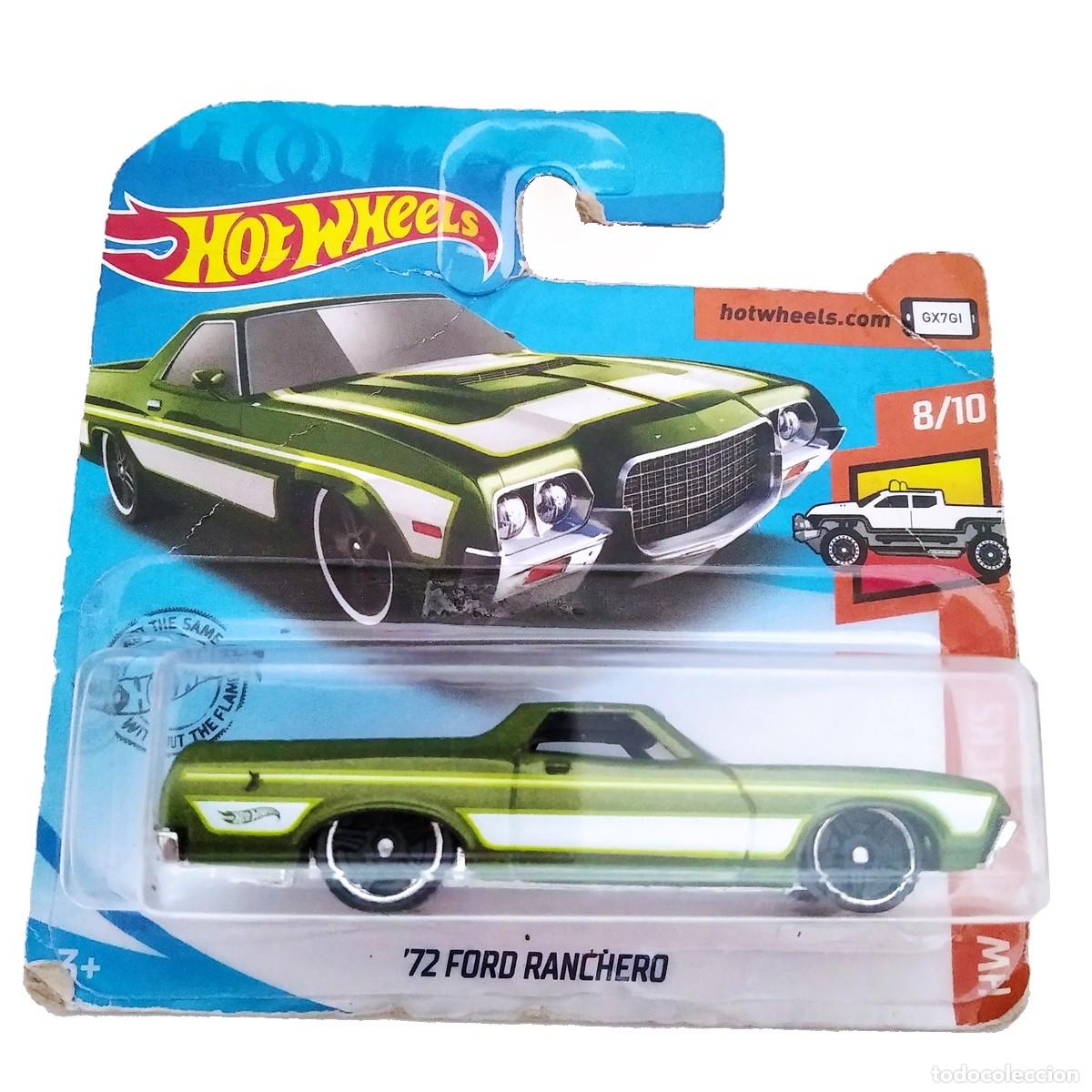 Carros em escala Hot Wheels: 72 Ford Ranchero Green HW HOT TRUCKS 2019-Hot Wheels