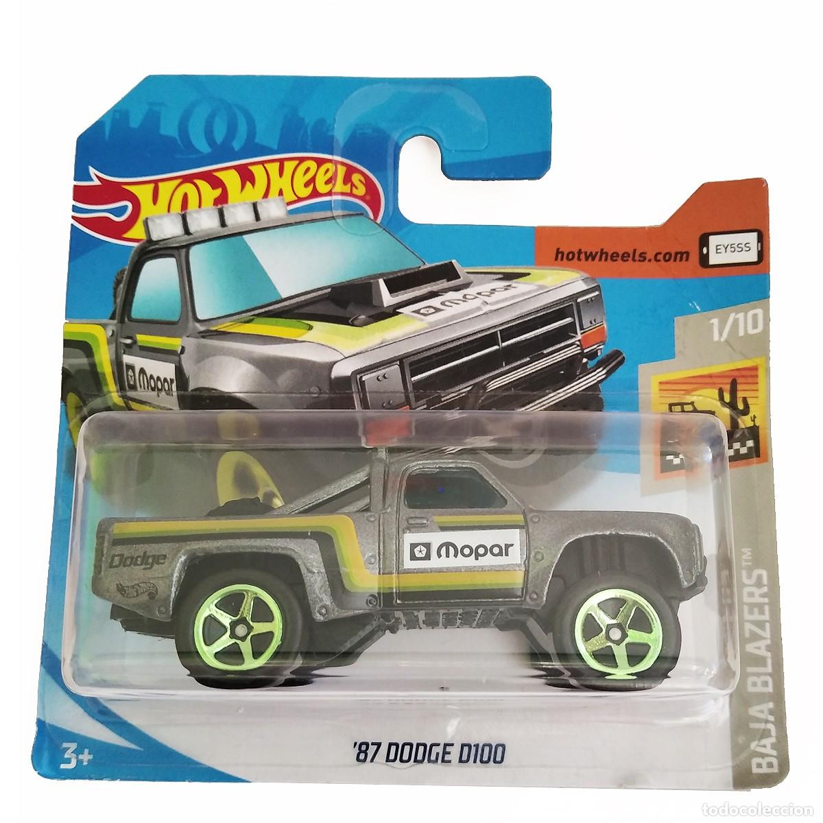 Modellautos Hot Wheels: 87 Dodge D100 Grey BAJA BLAZERS 2019-Hot Wheels