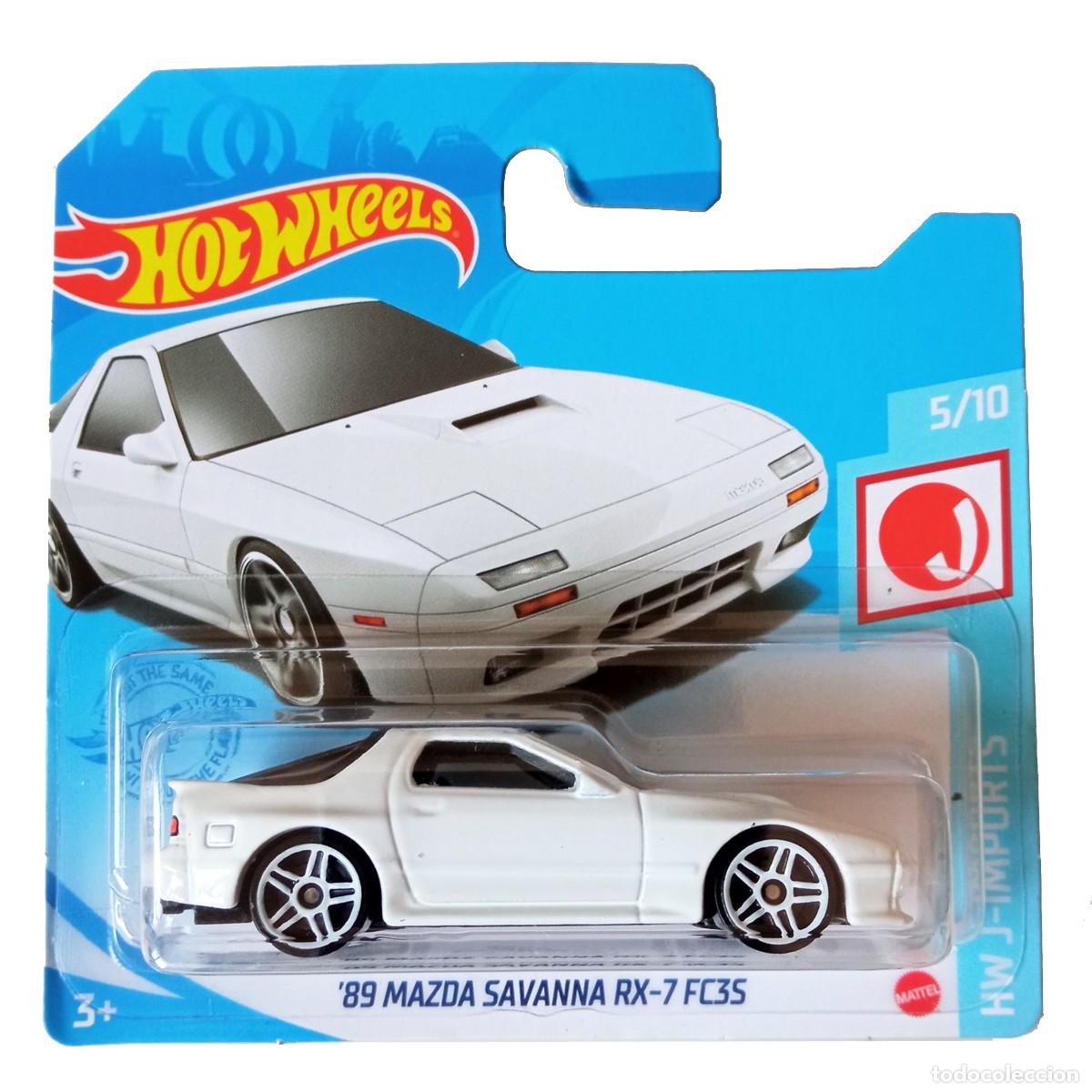 Modellautos Hot Wheels: 89 Mazda Savanna RX-7 FC3S White J-IMPORTS 2021-Hot Wheels