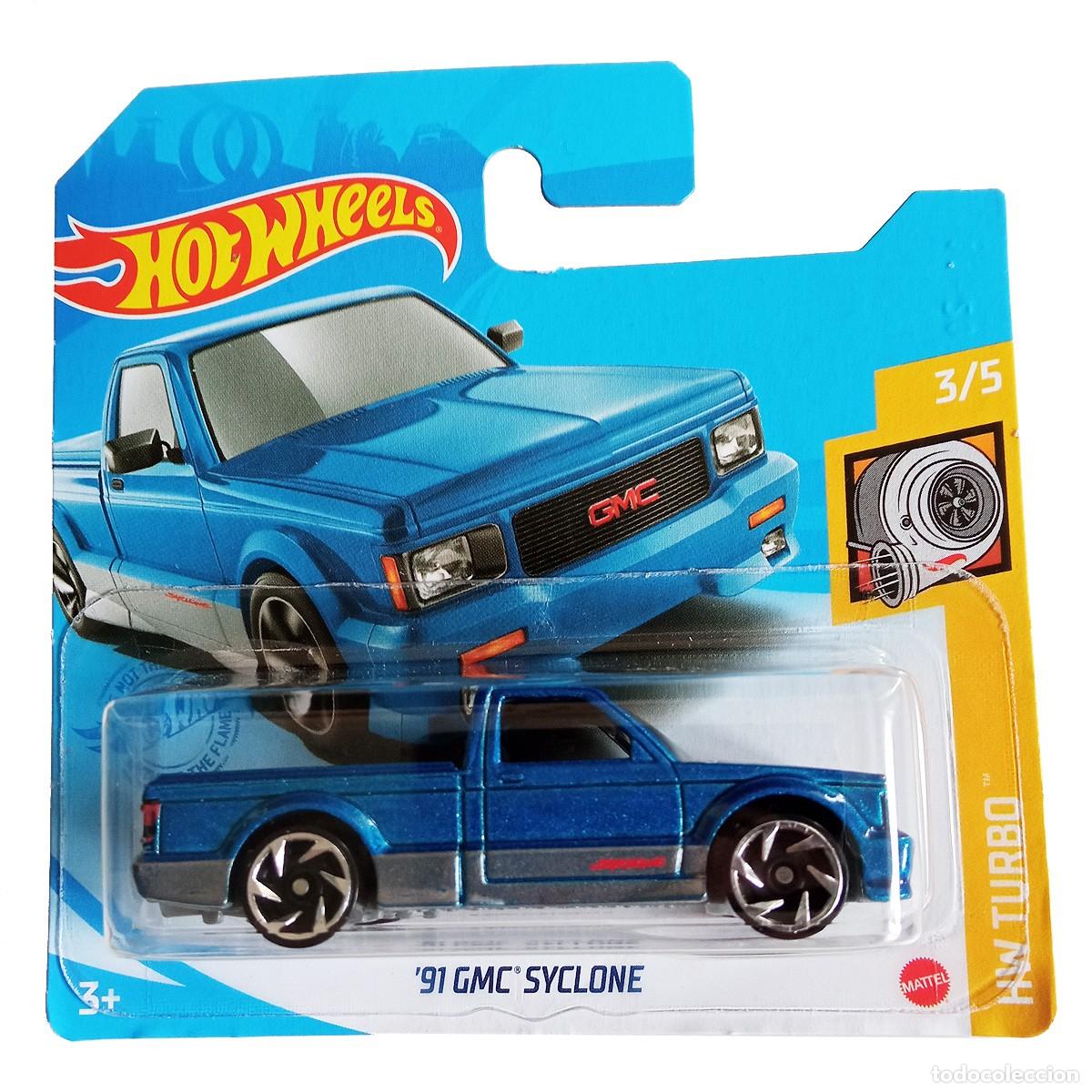 Modellautos Hot Wheels: 91 GMC Syclone Blue HW TURBO 2021-Hot Wheels