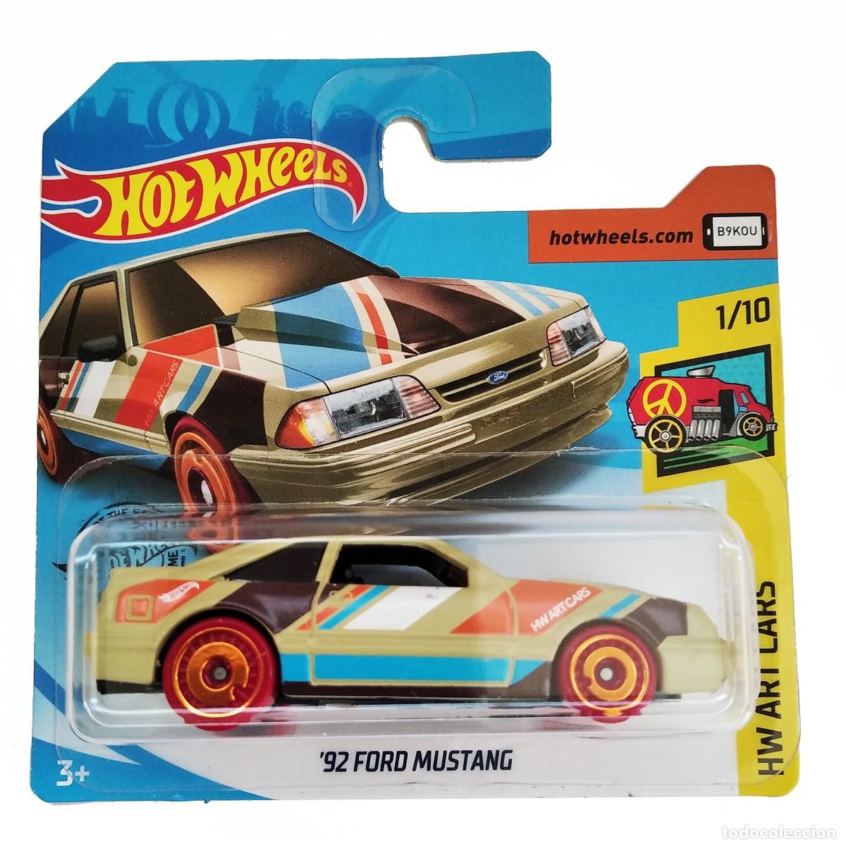 Modellautos Hot Wheels: 92 Ford Mustang Beige HW ART CARS 2020-Hot Wheels
