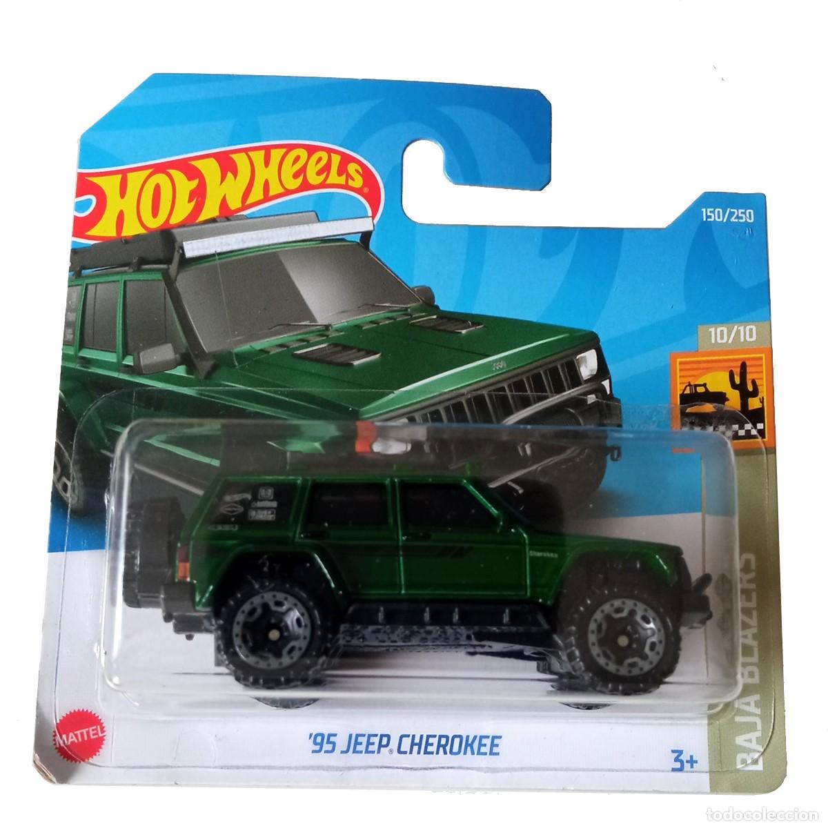 Modellautos Hot Wheels: 95 Jeep Cherokee Green BAJA BLAZERS 2022-Hot Wheels