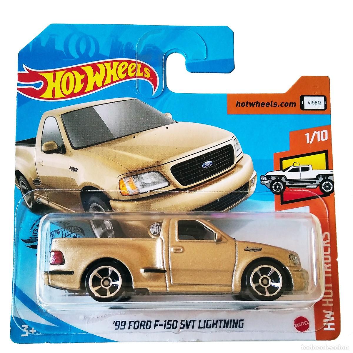 Auto in scala Hot Wheels: 99 Ford F-150 SVT Lightning Gold HW HOT TRUCKS 2020-Hot Wheels