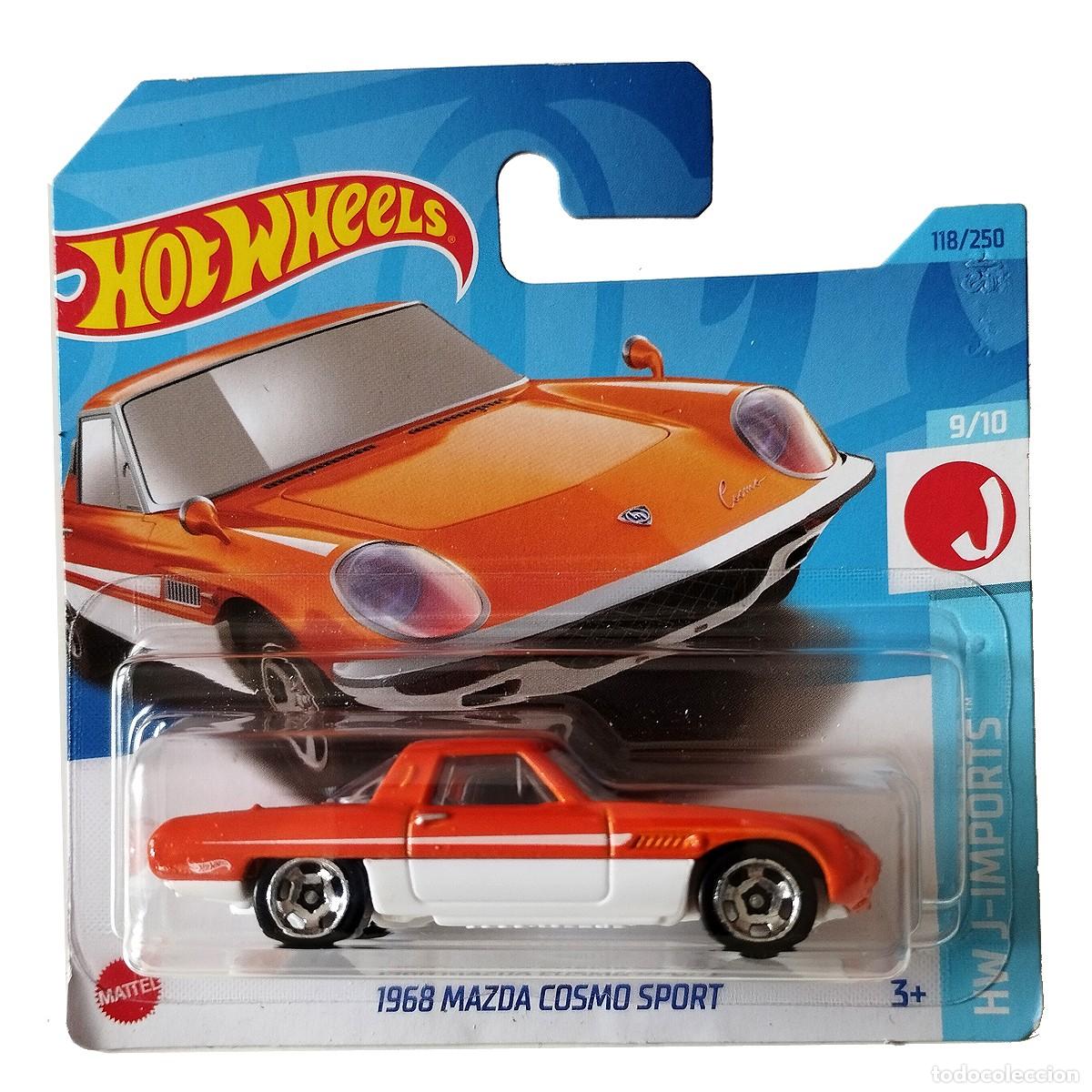 Auto in scala Hot Wheels: 1968 Mazda Cosmo Sport Orange HW J-IMPORTS 2023-Hot Wheels