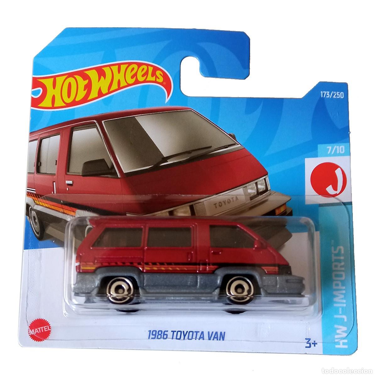 Coches a escala Hot Wheels: 1986 Toyota Van Garnet HW J-IMPORTS 2022-Hot Wheels