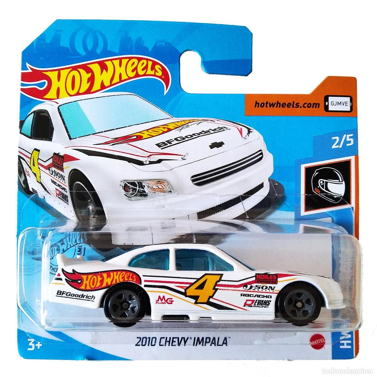 Coches a escala Hot Wheels: 2010 Chevy Impala White HW RACE TEAM 2020-Hot Wheels