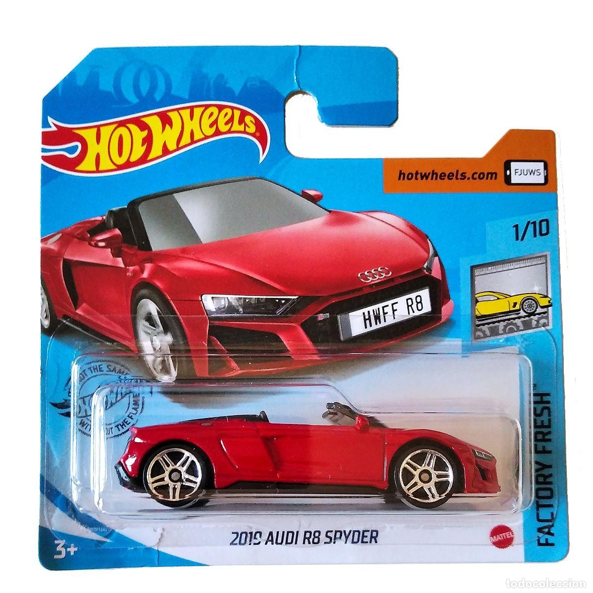 Auto in scala Hot Wheels: 2019 Audi R8 Spyder Red FACTORY FRESH 2020-Hot Wheels