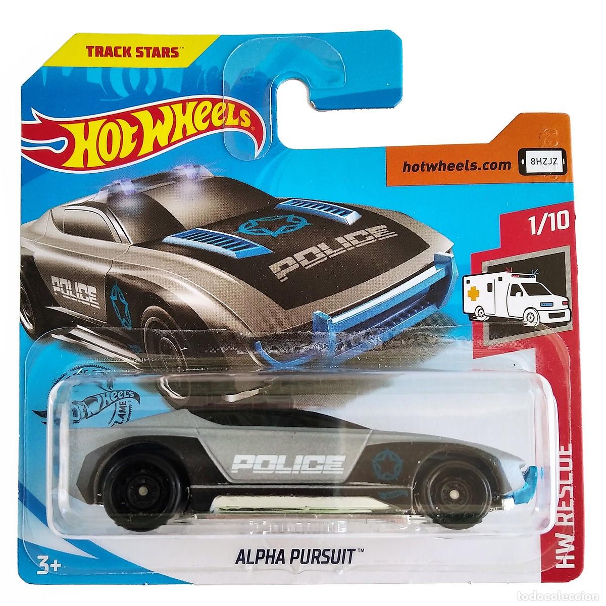 Auto in scala Hot Wheels: Alpha Pursuit Silver HW RESCUE 2020-Hot Wheels
