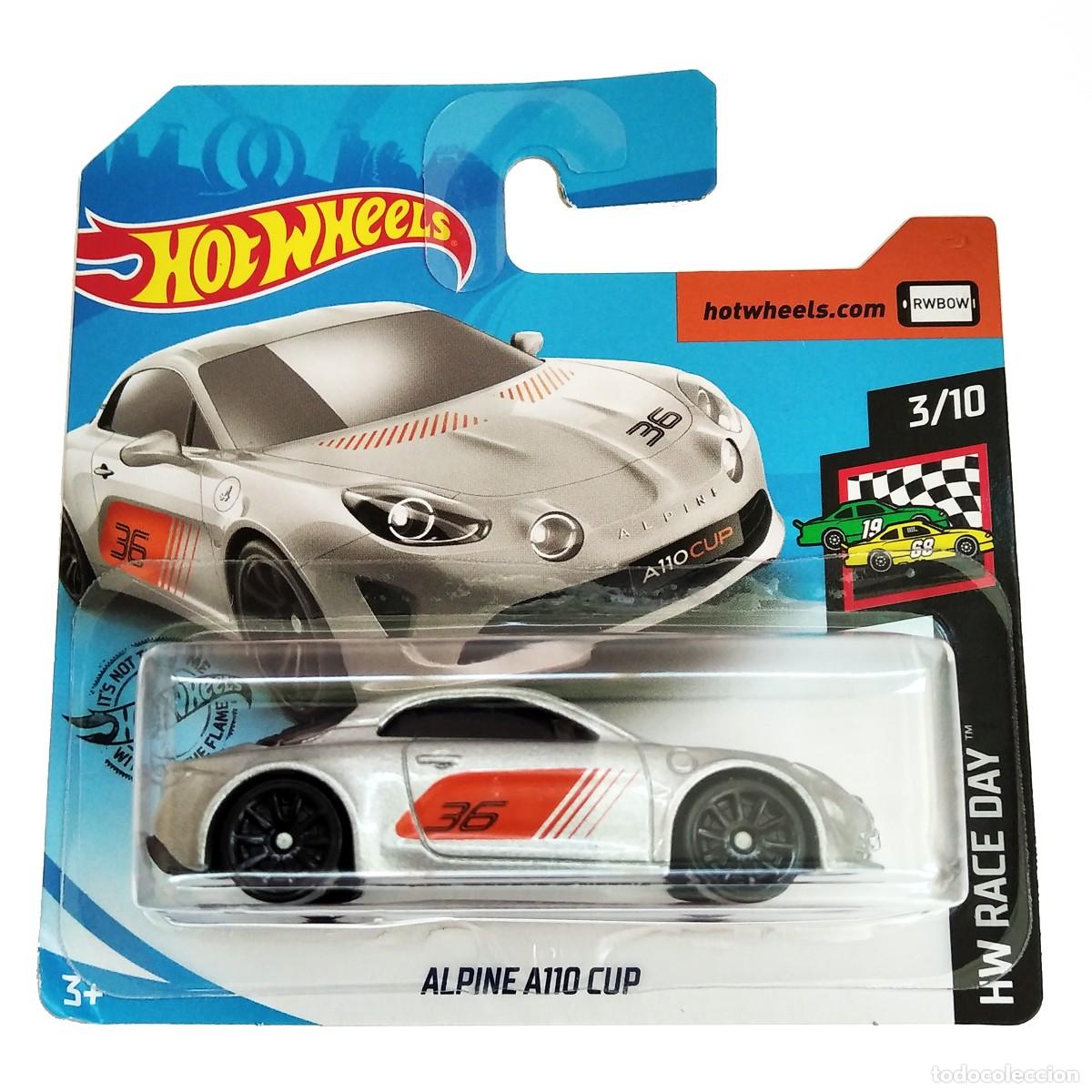 Coches a escala Hot Wheels: Alpine A110 Cup Silver HW RACE DAY 2020-Hot Wheels