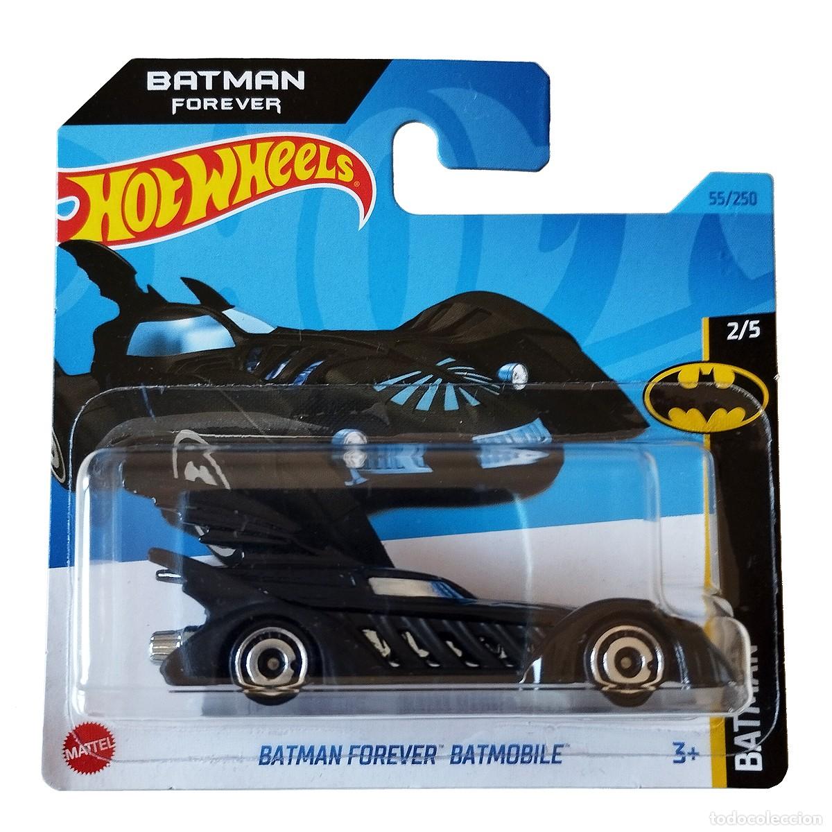 Coches a escala Hot Wheels: Batman Forever Batmobile Black BATMAN 2023-Hot Wheels
