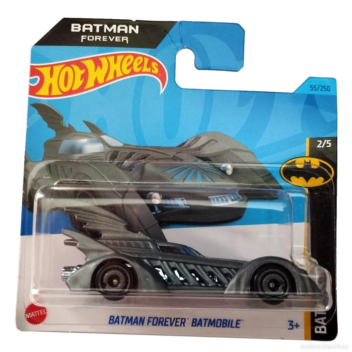 Coches a escala Hot Wheels: Batman Forever Batmobile Silver BATMAN 2023-Hot Wheels